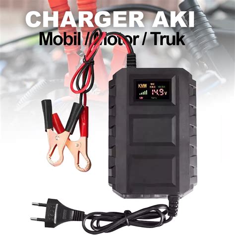 Jual Charger Aki Motor Mobil Amper Volt Volt With Lcd