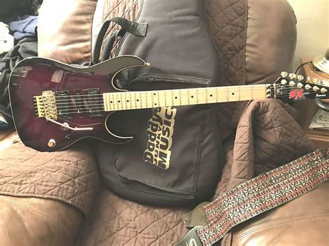 1992ibanez Ex 370 Series Deep Purple Burstmap Le Bodyandneck Reverb