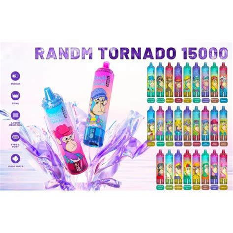 Wegwerp E Sigaret Randm Tornado Puffs Vape Wegwerp E Sigaret