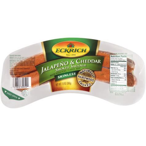 Eckrich Jalapeno Cheddar Smoked Sausage 13 Oz Ralphs