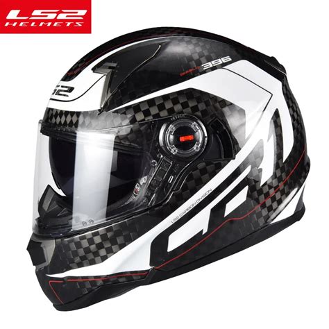 Genunie Ls2 Ff396 Carbon Fiber Full Face Motorcycle Helmet Dual Visor 100 Original Cascos Moto