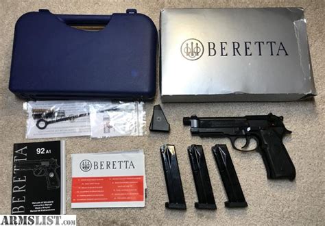 Armslist For Sale Beretta 92a1 9mm Wthreaded Barrel