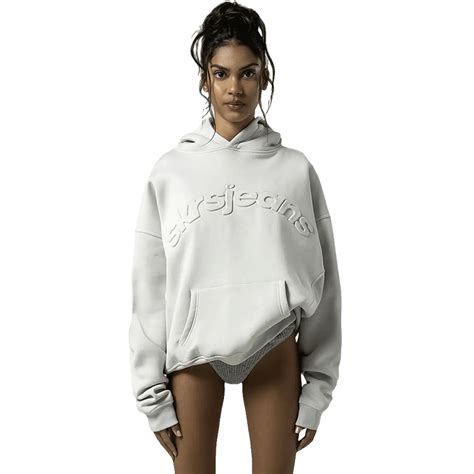 시스터즈앤시커스 Sisters And Seekers Series Emboss Hoodie In Foam Sisters