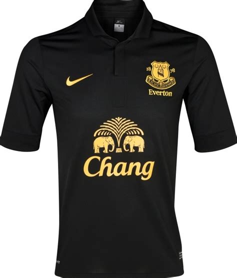 New Black Everton Jersey 2012-2013- Everton Nike Away Kit 12-13 ...