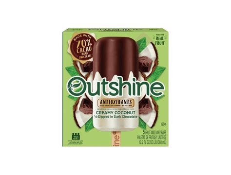 Outshine® Half Dipped Creamy Coconut Fruit And Dairy Bars Reviews 2022