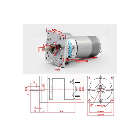 Oem Roba Xd 60ga775 Dc Motor 12v 5rpm 35w 87kgcm Yüksek Fiyatı