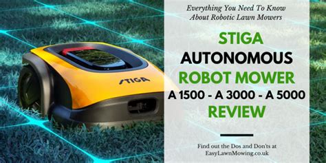 Stiga Autonomous Robot Mower Review Stiga A Stiga A