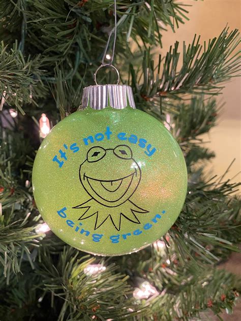 Kermit The Frog Inspired Ornament Etsy