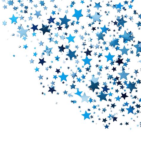 Blue Star Confetti Blue Stars Sparkle Decoration Cutout Png File Blue