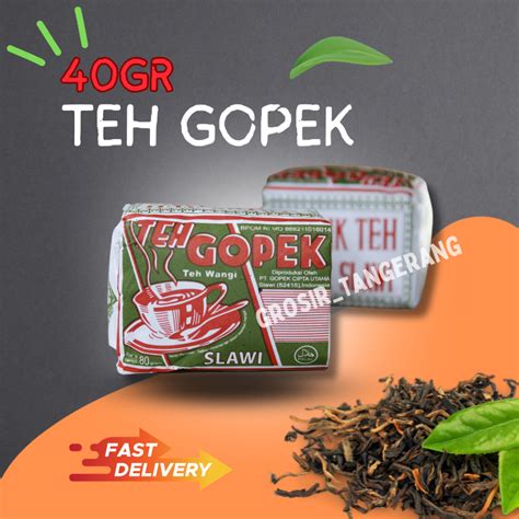 Jual Teh Cap Gopek Teh Tubruk Khas Slawi 40gr Shopee Indonesia