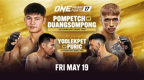 One Friday Fights Pompetch Vs Duangsompong Youtube