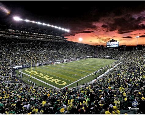 Oregon Ducks Unsigned Autzen Stadium 11 X 14 Photo Fanatics Ebay