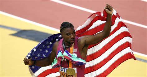 Video Noah Lyles Defends Nba World Champion Comment Amid Criticism