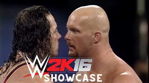 Wwe 2k16 Austin 316 Showcase Stone Cold Steve Austin Vs Bret Hart At Survivor Series 1996