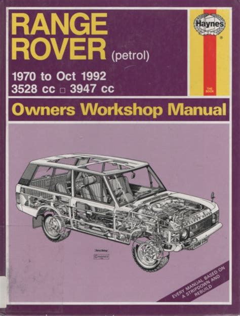 Range Rover V Haynes Service Repair Manual Used Australia