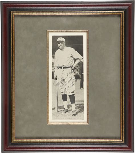 Circa 1930 Babe Ruth Signed Photograph To Detroit Tigers Traveling