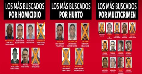 Autoridades Han Logrado 11 Capturas Del Los Más Buscados En Bogotá