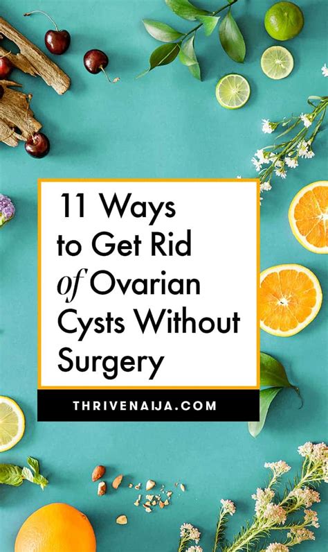 Get Rid of Ovarian Cysts Without Surgery | 11 Ovarian Cyst Home Remedies