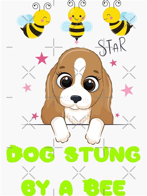 "Dog Stung By a Bee - Funny Meme " Sticker for Sale by adroitdesign ...