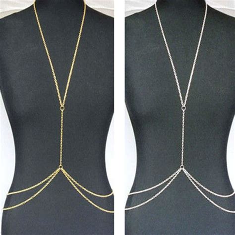 Beliebte Körper Kette Schmuck Bikini Taille Bauch Grandado