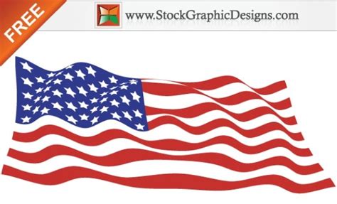 Usa flags free vector graphics | Free Vector