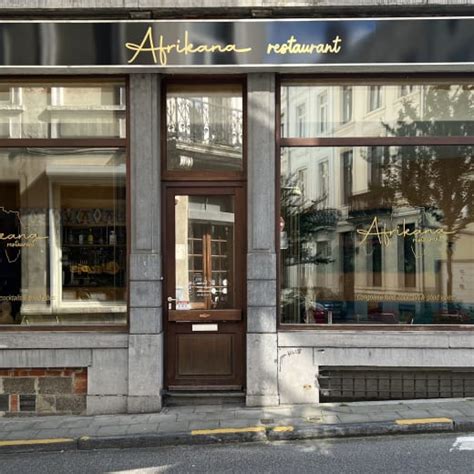 Carta Y Men Actualizados Afrikana Restaurant En Bruselas Thefork