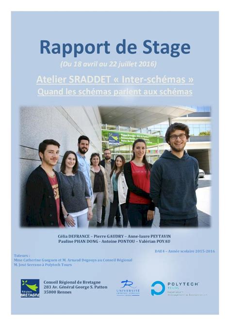 Pdf Rapport De Stage Universit De Toursmemoires Scd Univ Tours Fr