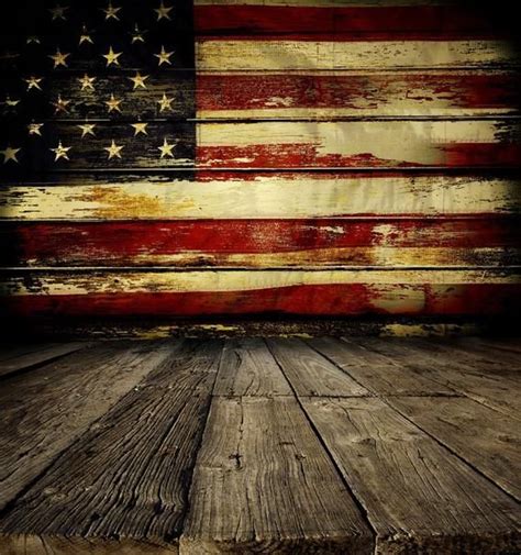 Patriotic Backdrop For Photography Backdrops Wood Floor Wall Paper