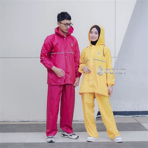 Jual Jas Hujan Original Guyur Raincoat Anti Bocor Setelan Pria Wanita