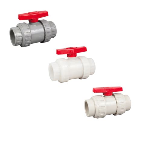 PVC CPVC UPVC PPR PVDF Pph Plastic Union Socket Industry Ball Valve