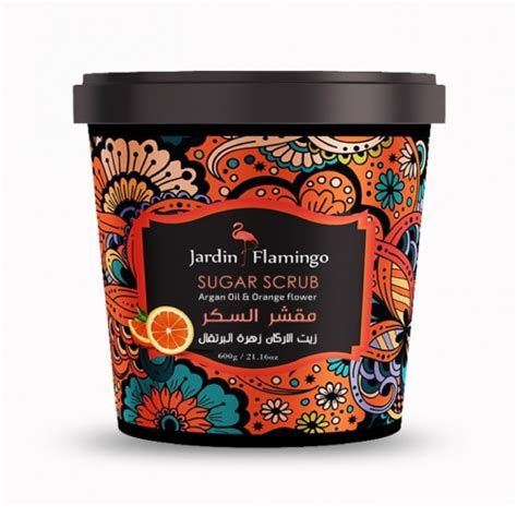 Jardin Flamingo Sugar Scrub With Argan Oil And Orange Flower