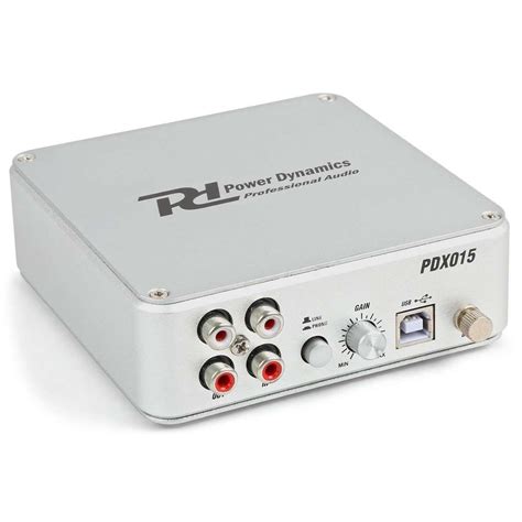 Power Dynamics Pdx015 Usb Phono Preamp With Software Cannon Sound And Light