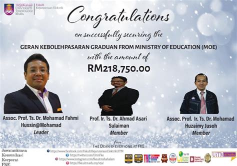 Uitm Researchers Secure Grant For Graduate Employability Uitm Newshub