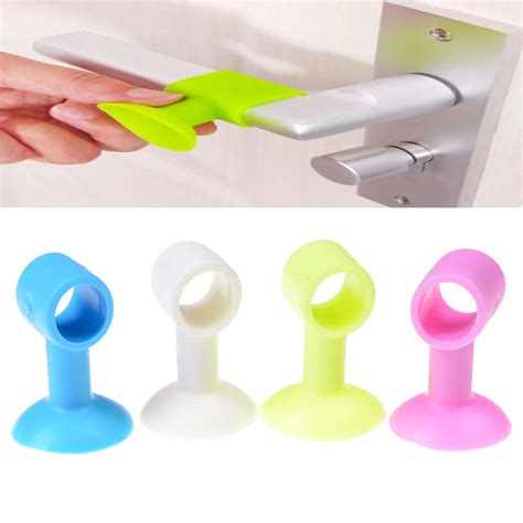 10PCS Silicone Door Stopper Anti Collision Stop Products Baby Safety