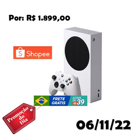 Console Microsoft Xbox Series S 512gb Ssd Standard Branco Promoção Do Dia