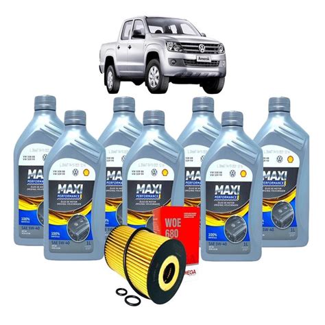 Kit Troca Oleo Amarok Tdi Turbo 2010 2011 2012 2013 2014 No Shoptime