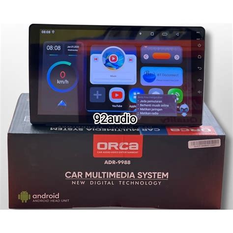 Jual Orca Adr Headunit Android Inch Inch Carplay Android