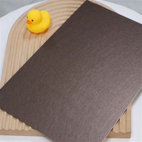 Stainless Steel Vibration Brown Matt AFP Sheet Manufacturer