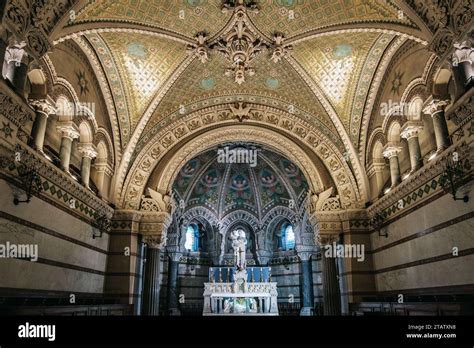 The Beautiful Mosaics And Colonnades Of The Crypt Of The Basilica Of