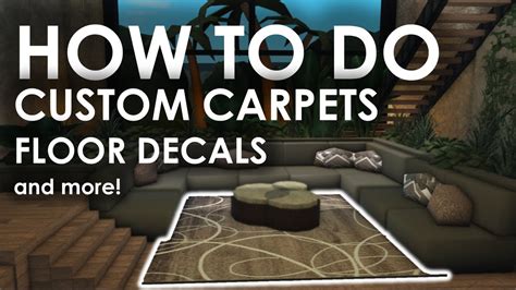 How To Do Floor Decals WITHOUT Transform Plus Bloxburg Hacks Roblox