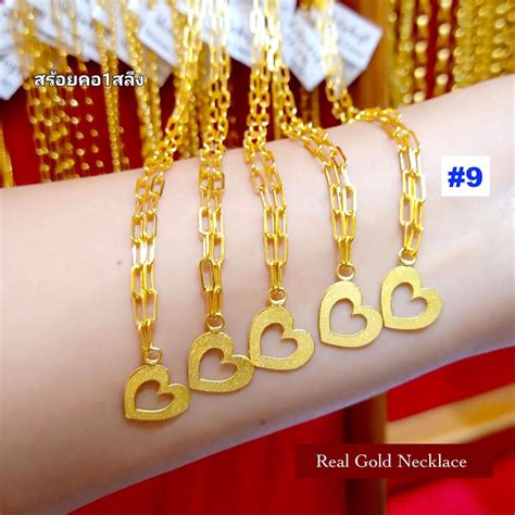 379greal Gold Necklacethailand Gold Jewelryreal Gold Chainasia