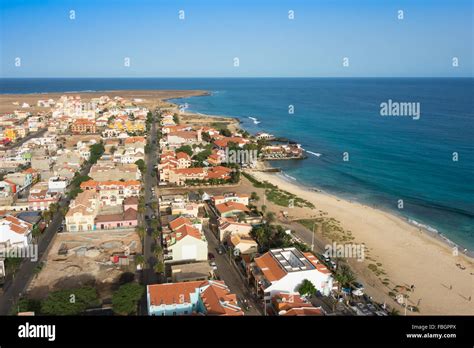 Aerial View Of Santa Maria Beach In Sal Island Cape Verde Cabo Verde