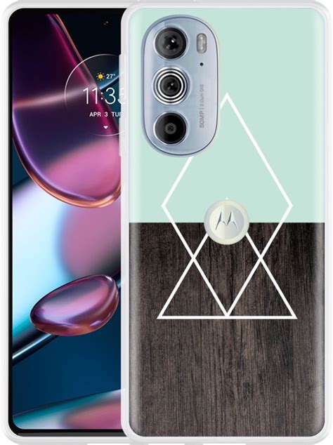 Cazy Hoesje Geschikt Voor Motorola Edge 30 Pro Wood Simplicity Bol