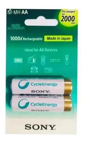 Pilha Recarreg Vel Aa Cycle Energy Sony Parcelamento Sem Juros