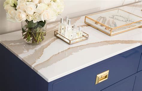 Brittanicca Gold Warm Cambria Quartz Luxury Series Granite Republic