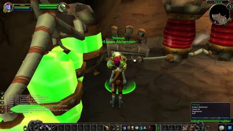 Orgrimmar Alchemy Trainer Location Wow Classic Youtube