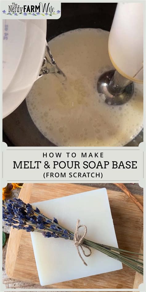 How To Make Homemade Melt Pour Soap Base Artofit