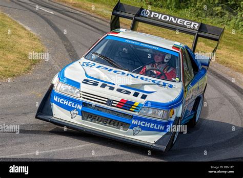 1988 Peugeot 405 T16 GR Pikes Peak With Driver Enda Garvey At The