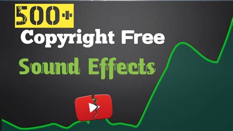 500 Plus Copyright Free Sound Effects Pack By YouTube Waly YouTube