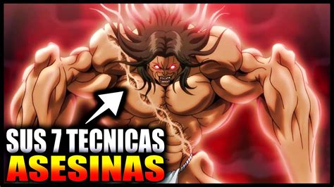 LAS TECNICAS MÁS PODEROSAS DE PICKLE EN BAKI HANMA TEMP 2 YouTube